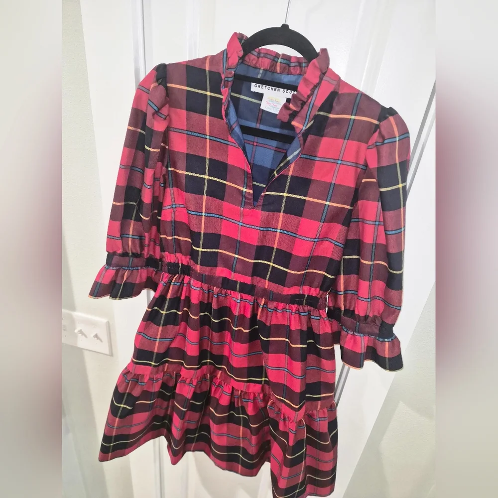 Plaid Ruffle Dress - Picture 9 of 11